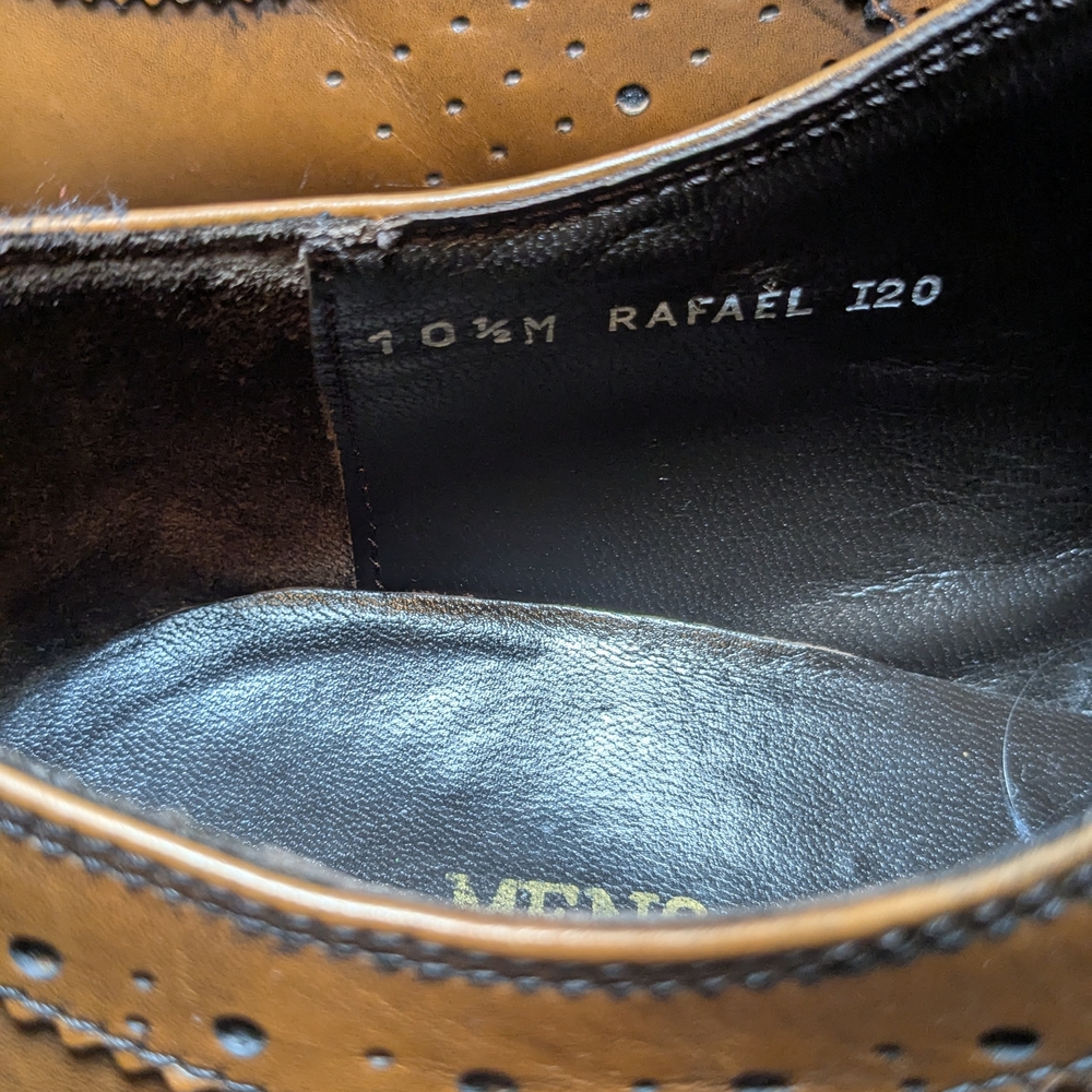 Vintage Dress Shoes Donald J Pliner Made In Mountains Of‎ Italy Mens Size 10.5 - Picture 3 of 5